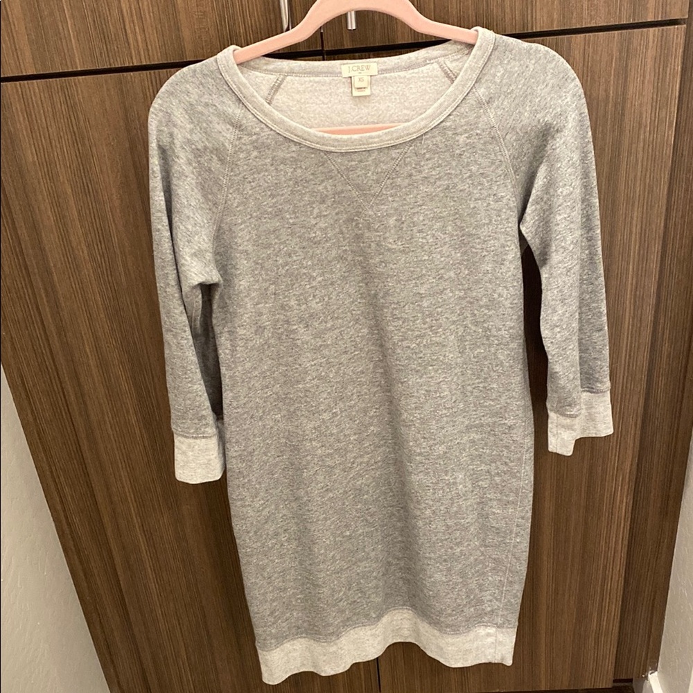 LOFT Gray Sweater Dress